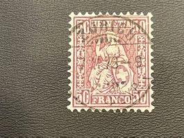 Zumstein Nummer 43 mit Vollstempel