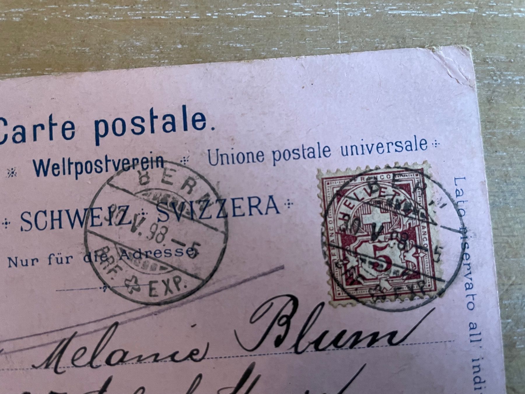 Ansichtskarten: Postkarte Bern – Gebraucht aus Bern von Dafi7 2
