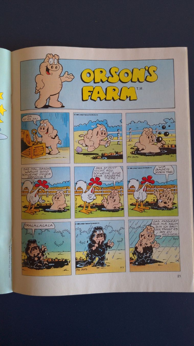 Fumetti: Garfield Comic-Heft Nr. 9, 1978 mit Poster, Topzustand – Usato da Niederscherli venduto da Mon_Art 5