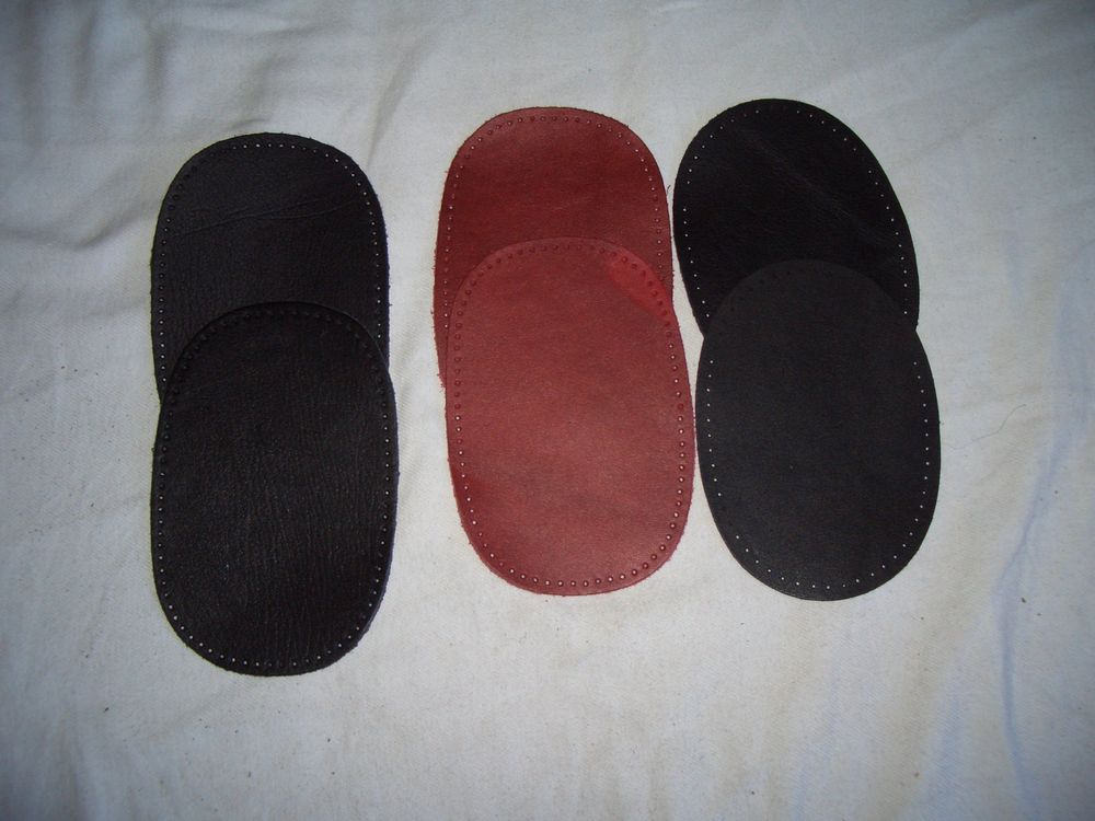 Lederflicken Auf Dem Schuh