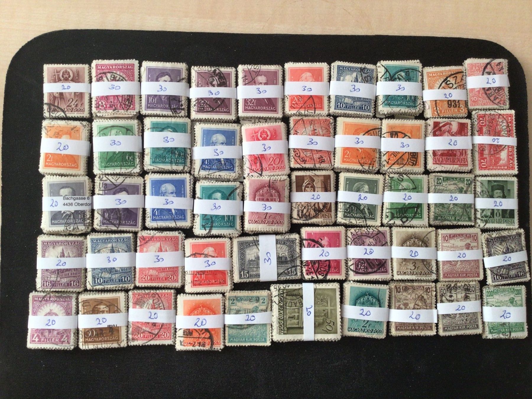 Alle Briefmarken: Bundle Lot Ungarn 1 – Gebraucht aus Bubendorf von Beat1971