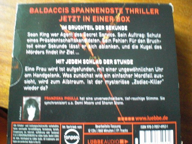 Audiolibri: David Baldacci - 2 Hörbücher 12CDs – Usato da Adliswil venduto da jauense 1