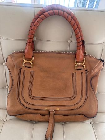 Chloé - grosse Marcie Wildledertasche