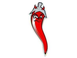 Corno Peperoncino Chili 3D Aufkleber Sticker (Art. 14037)