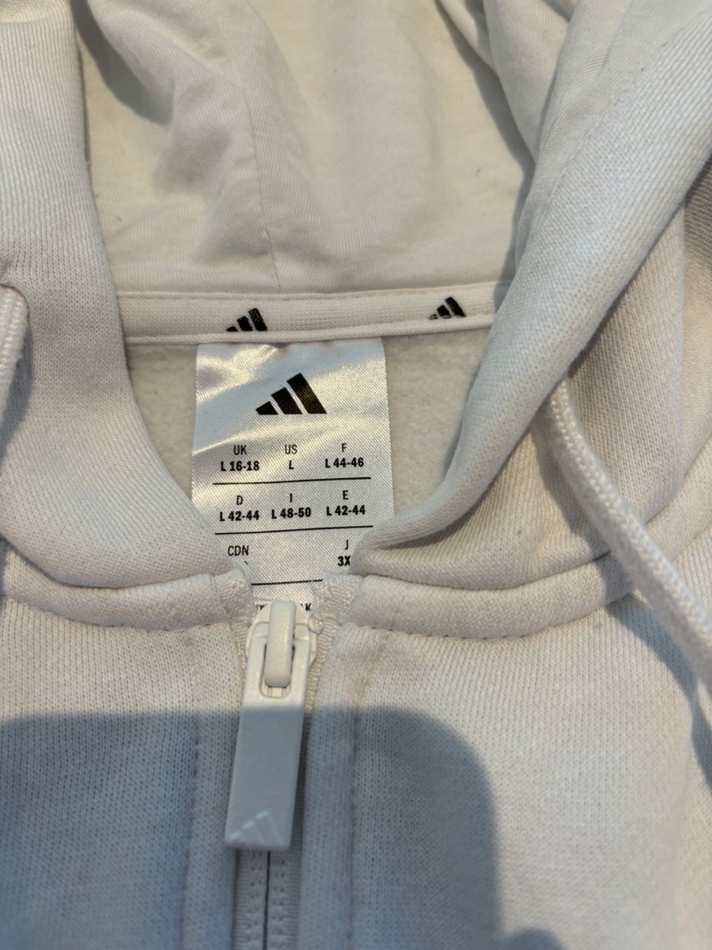 Adidas Vestes: Adidas - Jacke - weiss - Gr. L – D'occasion à Stadel par Chanel_5 6