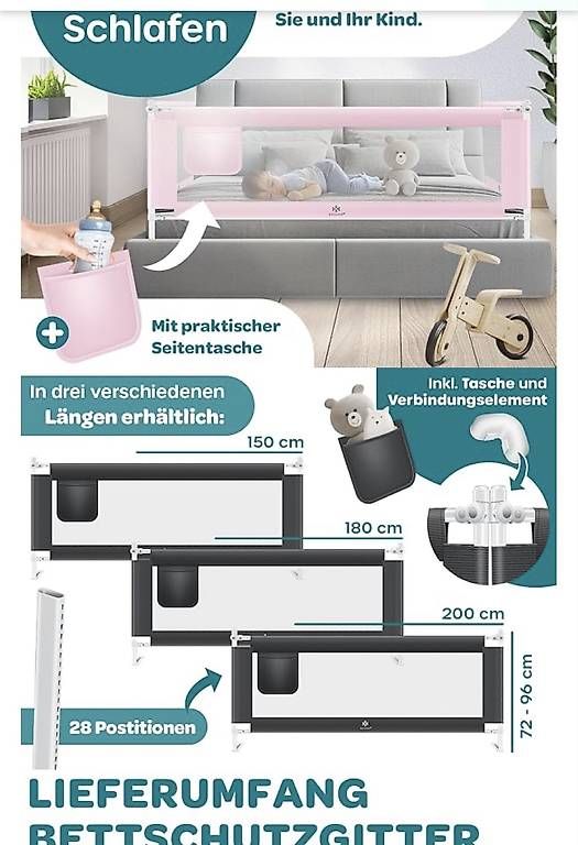 Lauf- & Sicherungsgitter: Kesser Rausfallschutz Bett – Gebraucht aus Kreuzlingen von yviham 2