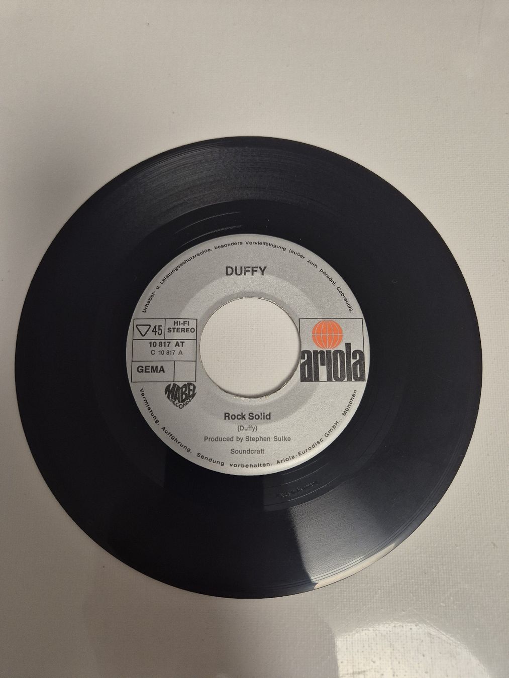 Dischi in vinile:  Duffy -  Rock Solid /  Tell Me - Single 7 – Usato da Uster venduto da newwave0 2