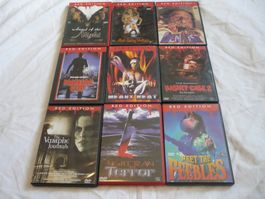 8x DVD Horror - red edition - Raritäten
