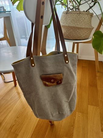 Sac craie beige 