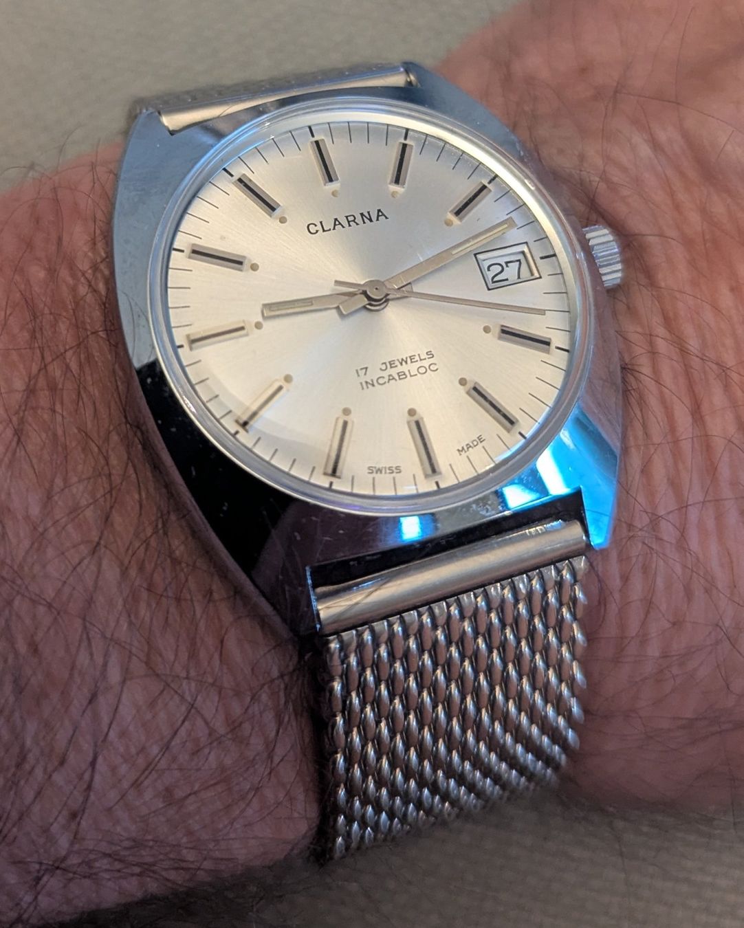 Swiss Orologi: Clarna Handaufzug NOS – Usato da bitsch venduto da Orjo