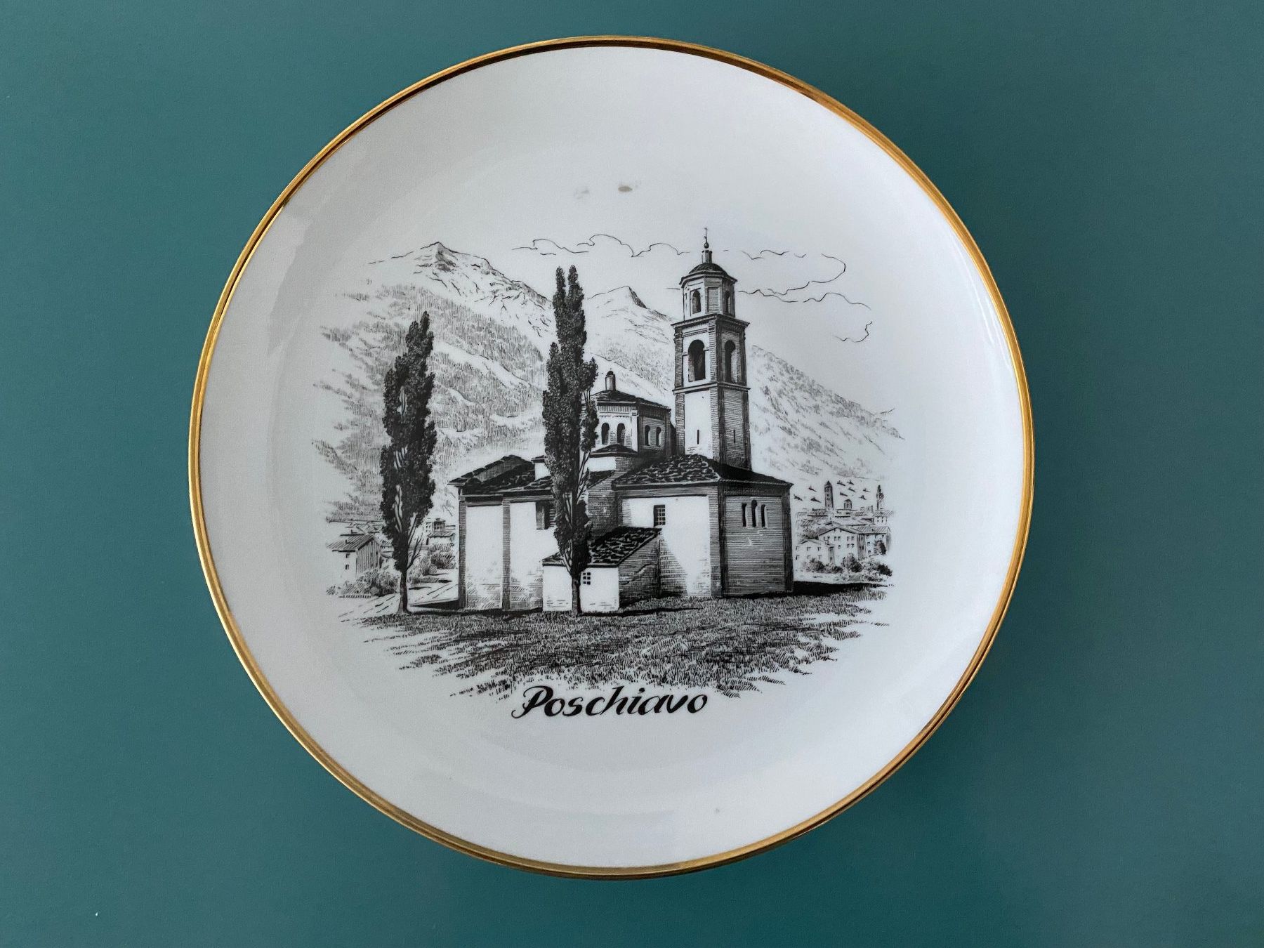 Piatti: Wandteller Poschiavo – Usato da deitingen venduto da popcorn02