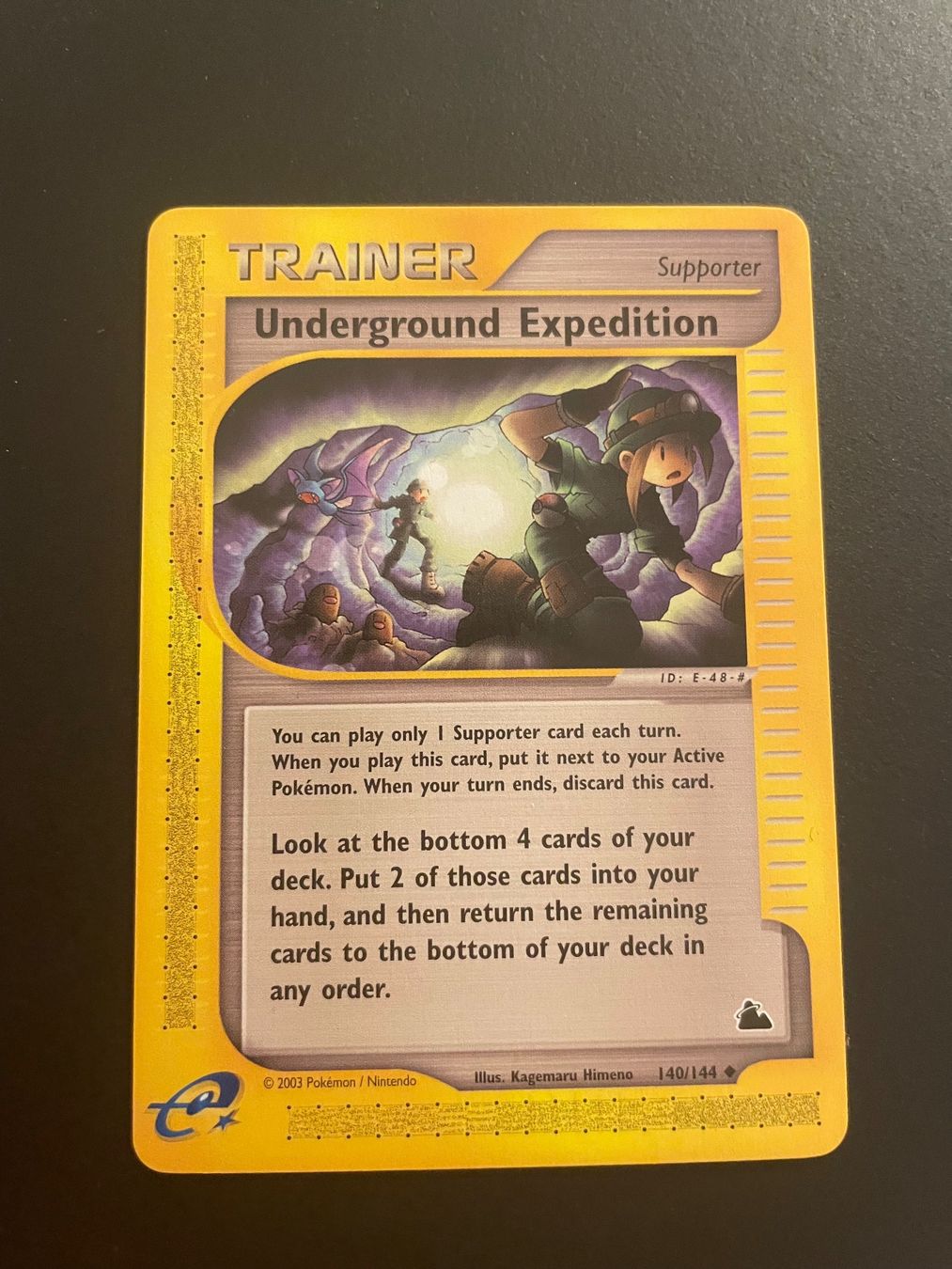 Pokémon Carte collezionabili: Underground Expedition 140/144 Skyridge e-Series – Usato da Zürich venduto da pokemon_cards