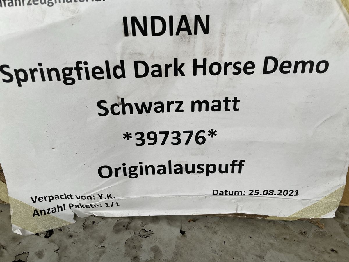 Sistemi di scarico: Indian Original Auspufftöpfe – Usato da Thun venduto da Palmeli 7