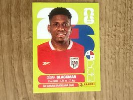 Panini FIFA World Cup 2026 Sticker Cesar Blackman PAN 9