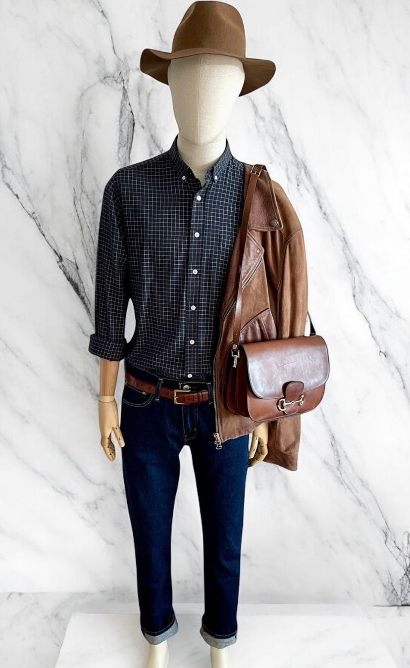 Camicie: AMI Button-Down Hemd – Kariert, Gr. 41 / M / 100 % Baumwolle – Usato da Zürich venduto da Recode.Fashion