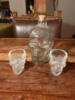 Skull Set - Flasche und Gläser