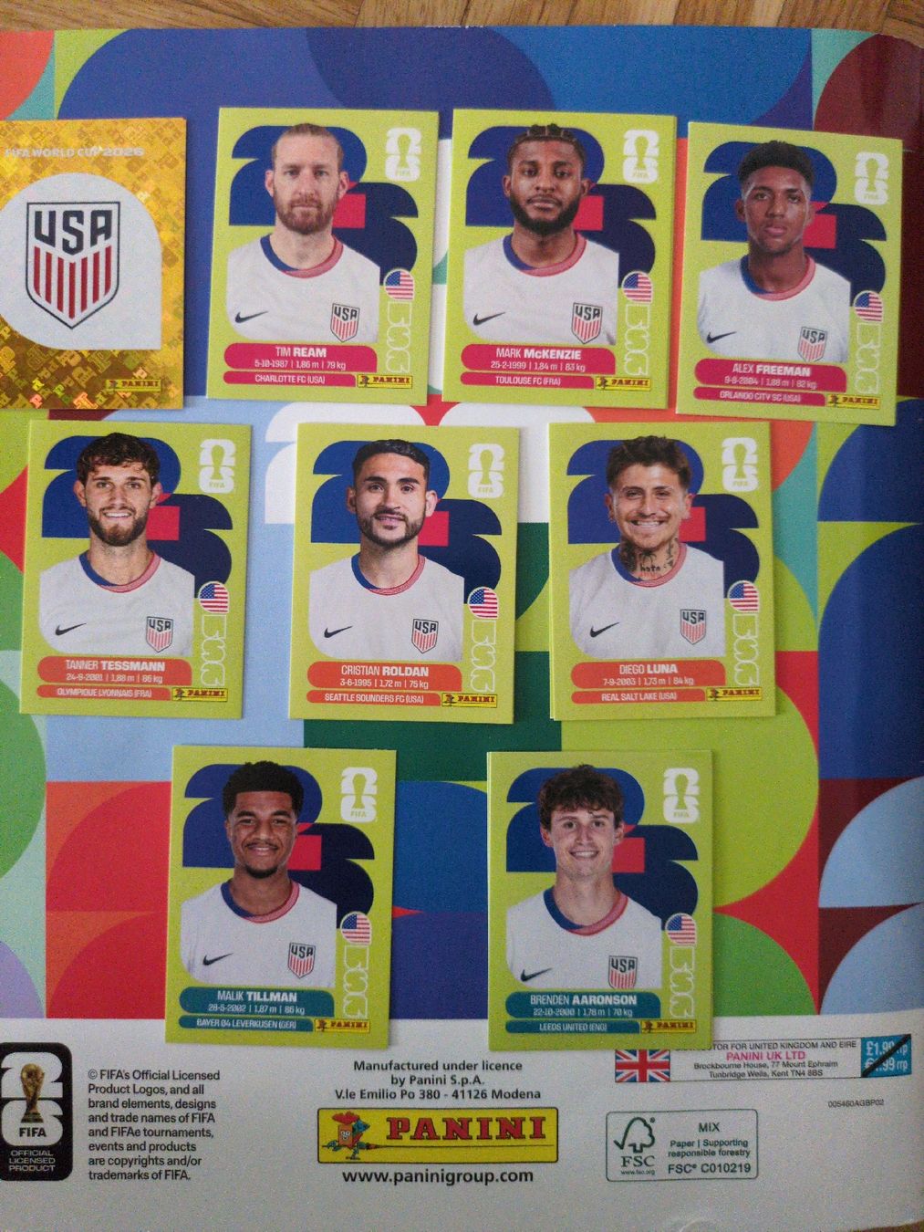 Panini Carte collezionabili: Panini USA Set – Nuovo (secondo la descrizione) da Rapperswil SG venduto da sau_p7ft