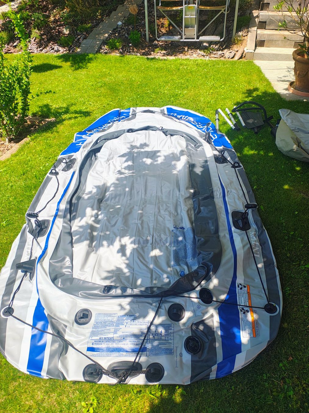 Barche: Intex Excursion 4 Padelboot – Nuovo (secondo la descrizione) da Trin venduto da KochGR07 2