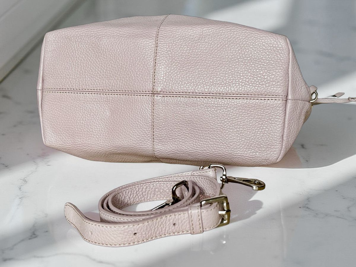 Borse: Echt Ledertasche Lavendel Marke Nicoli – Usato da St. Gallen venduto da Mokki2014 6