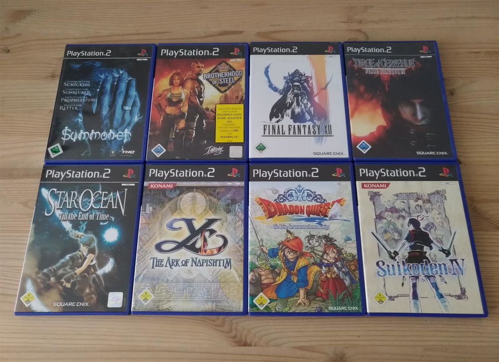 8 Rollenspiele für PS2 - Sammlung | Kaufen auf Ricardo