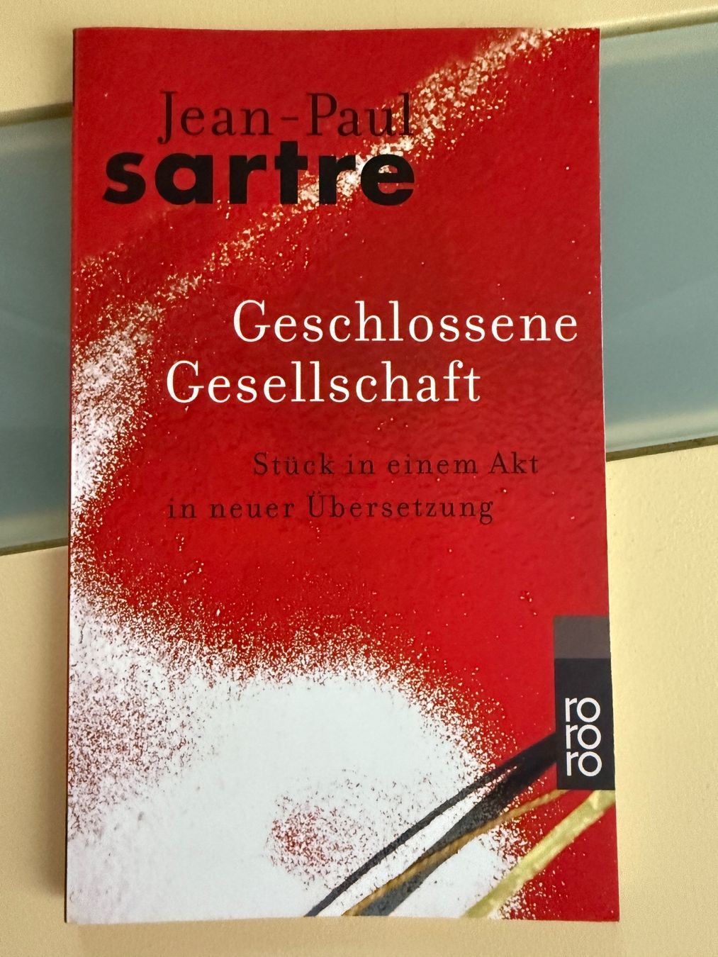 Libri: Jean-Paul Sartre "Geschlossene Gesellschaft – Usato da Seewen SO venduto da HappyHappyHappy