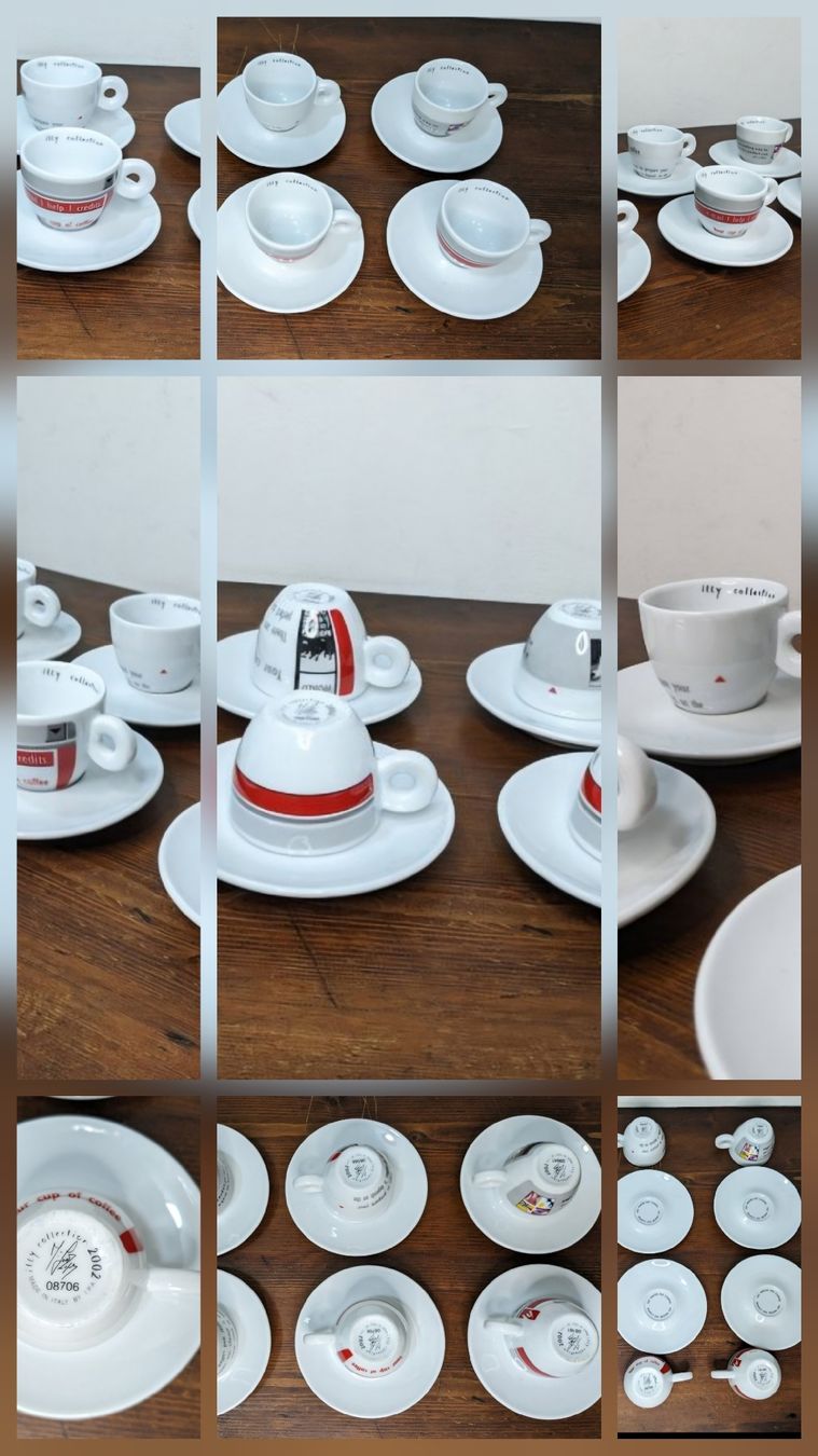 Illy Tazze: 9 Set - Illy Collection Kaffeetassen Sammlung – Usato da Meierskappel venduto da stadlin87 1