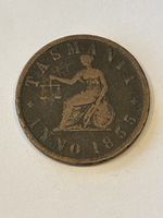 Monnaie Jeton Australie 🇦🇺 Tasmanie 1855 RARE 