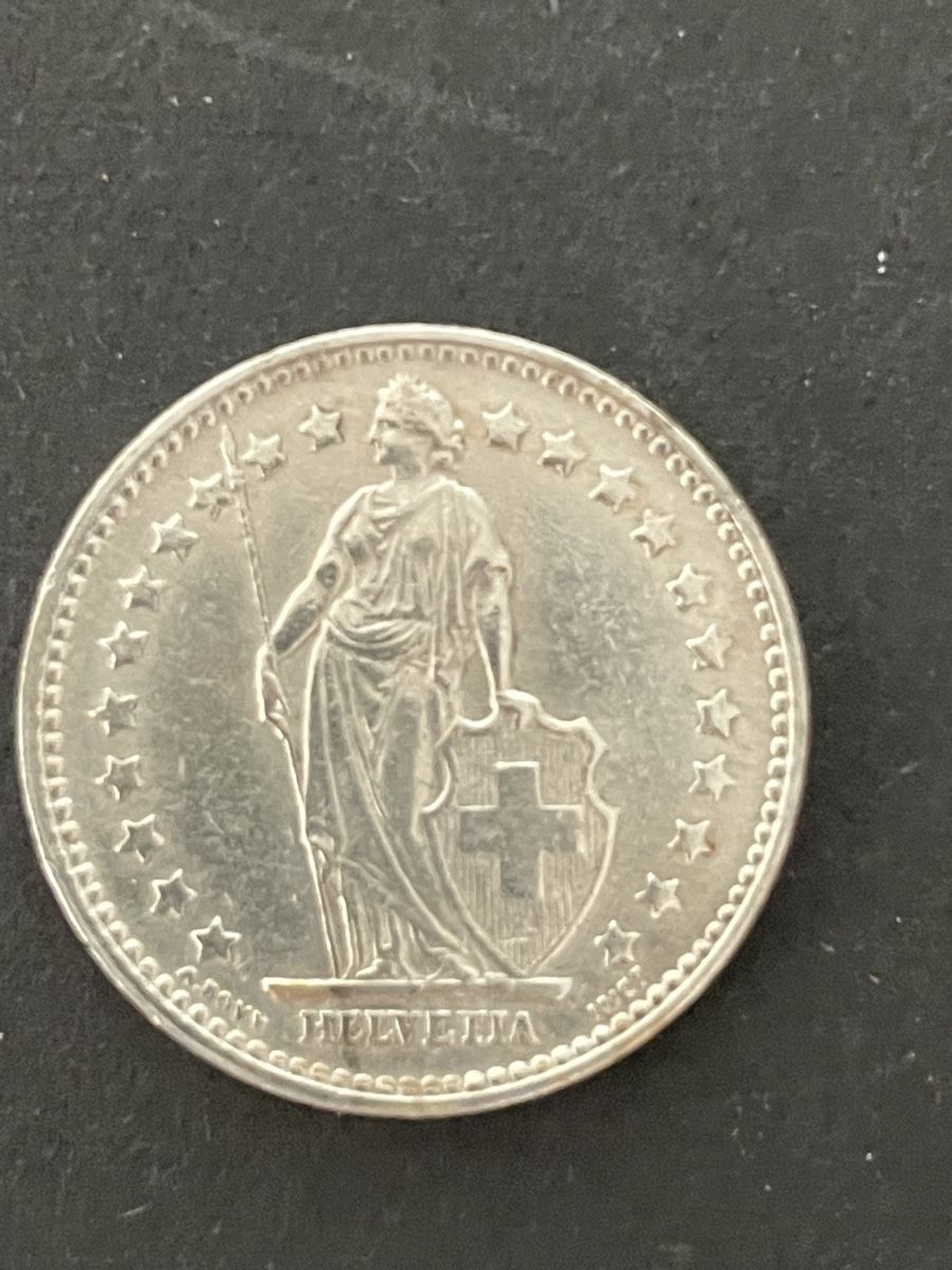 Alle Münzen: 1.- Silber CH Jahr 1958 – Gebraucht aus Meierskappel von Hala03 7