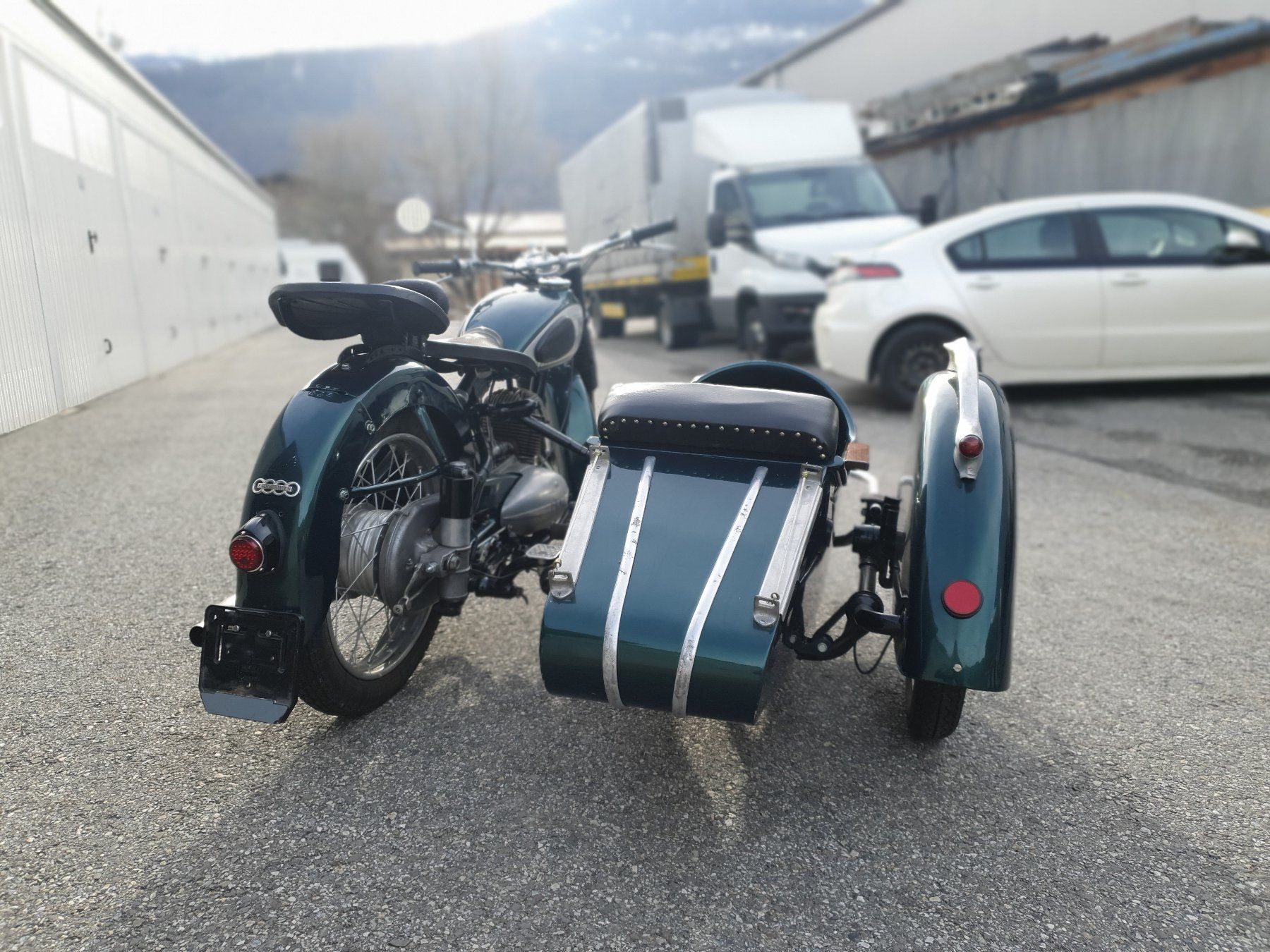 Seitenwagen: Moto DKW 250/RT2 avec side-car Steib 200 – Gebraucht aus conthey von Jaccolino 1
