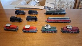 H0 AC Märklin Konvolut 9 Märklin, 1 Lima Lok.
