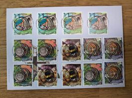 Combo FDC Tierbehausungen 2022 mit Vollersttagstempel