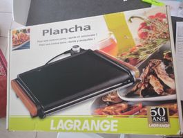 Plancha Lagrange 2000W surface 43x28cm état neuf