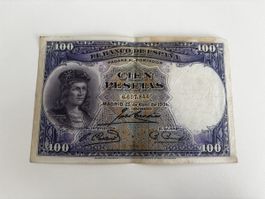 Spanien 100 Pesetas 1931 Banco de Espana