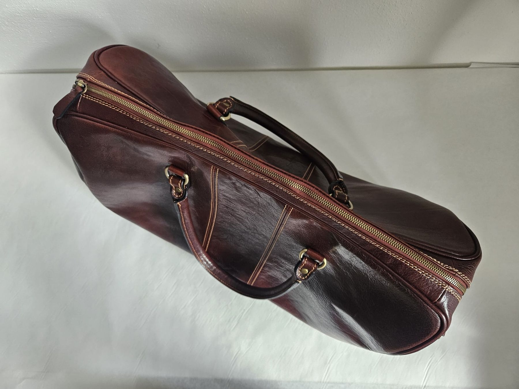 Vera Pelle Borse: Vera Pelle Leder Reisetasche – Nuovo (secondo la descrizione) da Schaffhausen venduto da Alforall 1