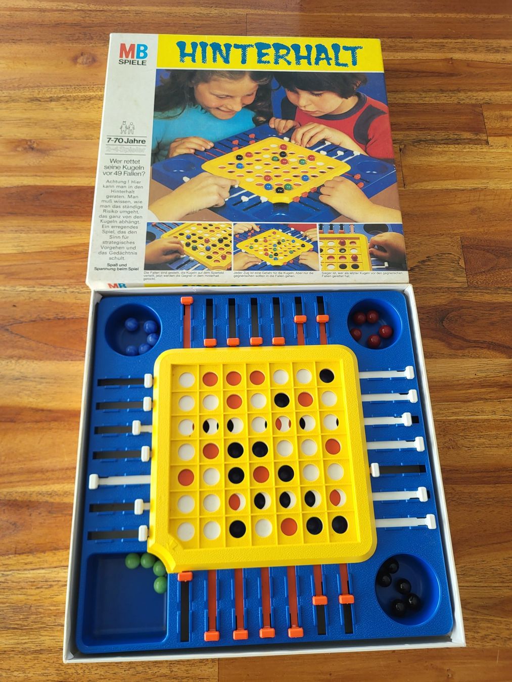 Spiele: MB Spiele HINTERHALT Brettspiel 1972 – Gebraucht aus Niederhelfenschwil von Bruce019 1