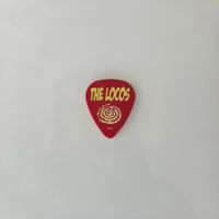 The Locos Guitar Pick Plektrum Rot Ska-P Punk