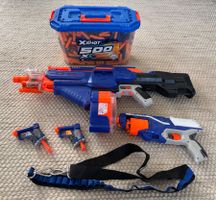 NERF Pistolen Sammlung mit Pfeilen