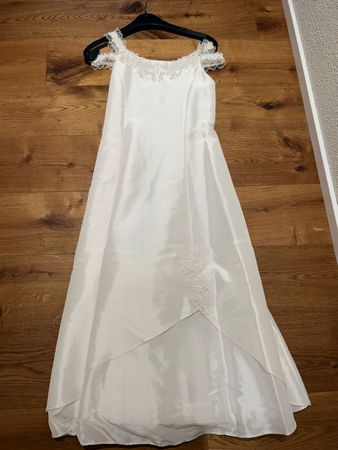 Schönes weisses Kleid, 2-teilig mit Jacke