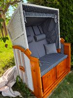 Strandkorb mit Abdeckhülle