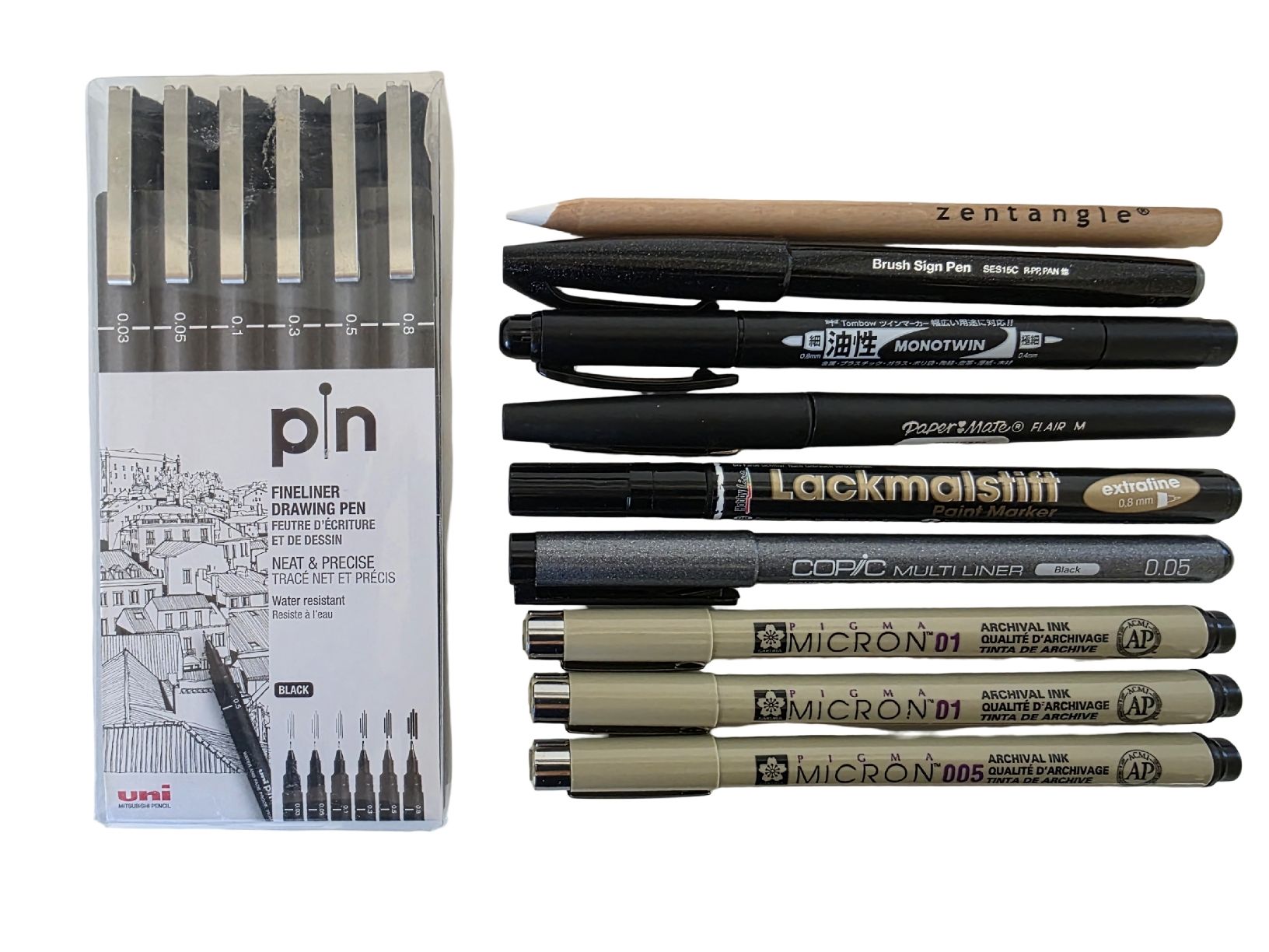 Stifte & Marker: Zentangle Set Stifte und Musterkarten – Gebraucht aus Oberdorf SO von julian027 1