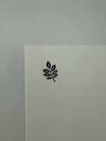 Leaf Stamp Stationery