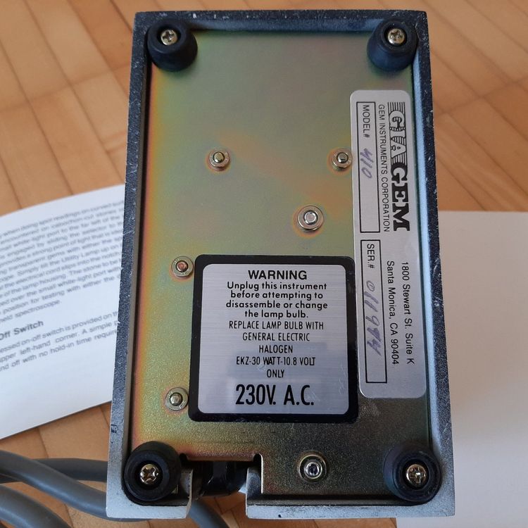 Duplex II Refractometer + GIA GEM Lamp Kaufen auf Ricardo