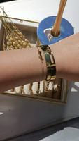 Bracelet doré en acier inoxydable de haute qualité neuf 