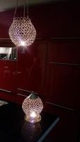 2 lampes salon, cuisine, terrasse bougies suspendue ou posée