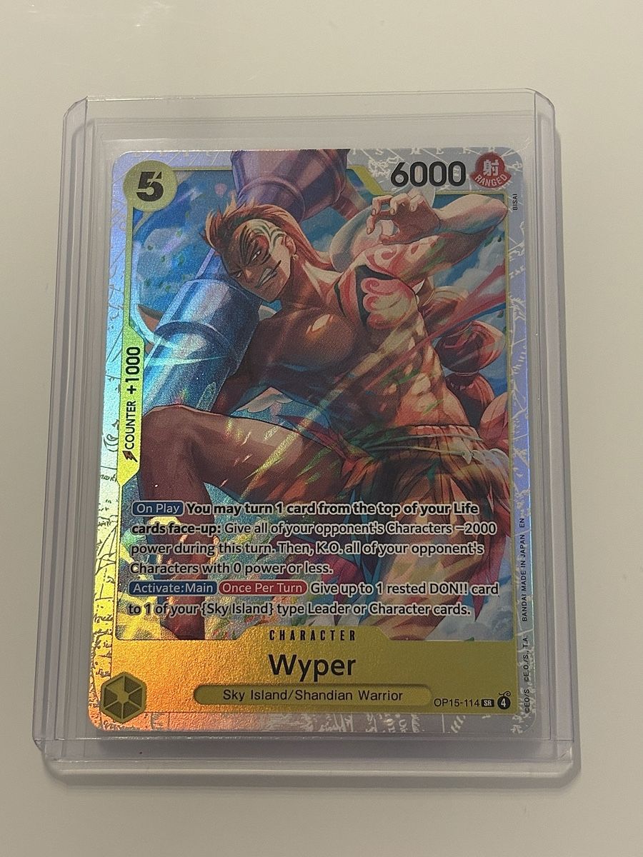 Bandai Carte collezionabili: One Piece TCG - Wyper OP15-114 – Nuovo (secondo la descrizione) da Pieterlen venduto da Mira_o7