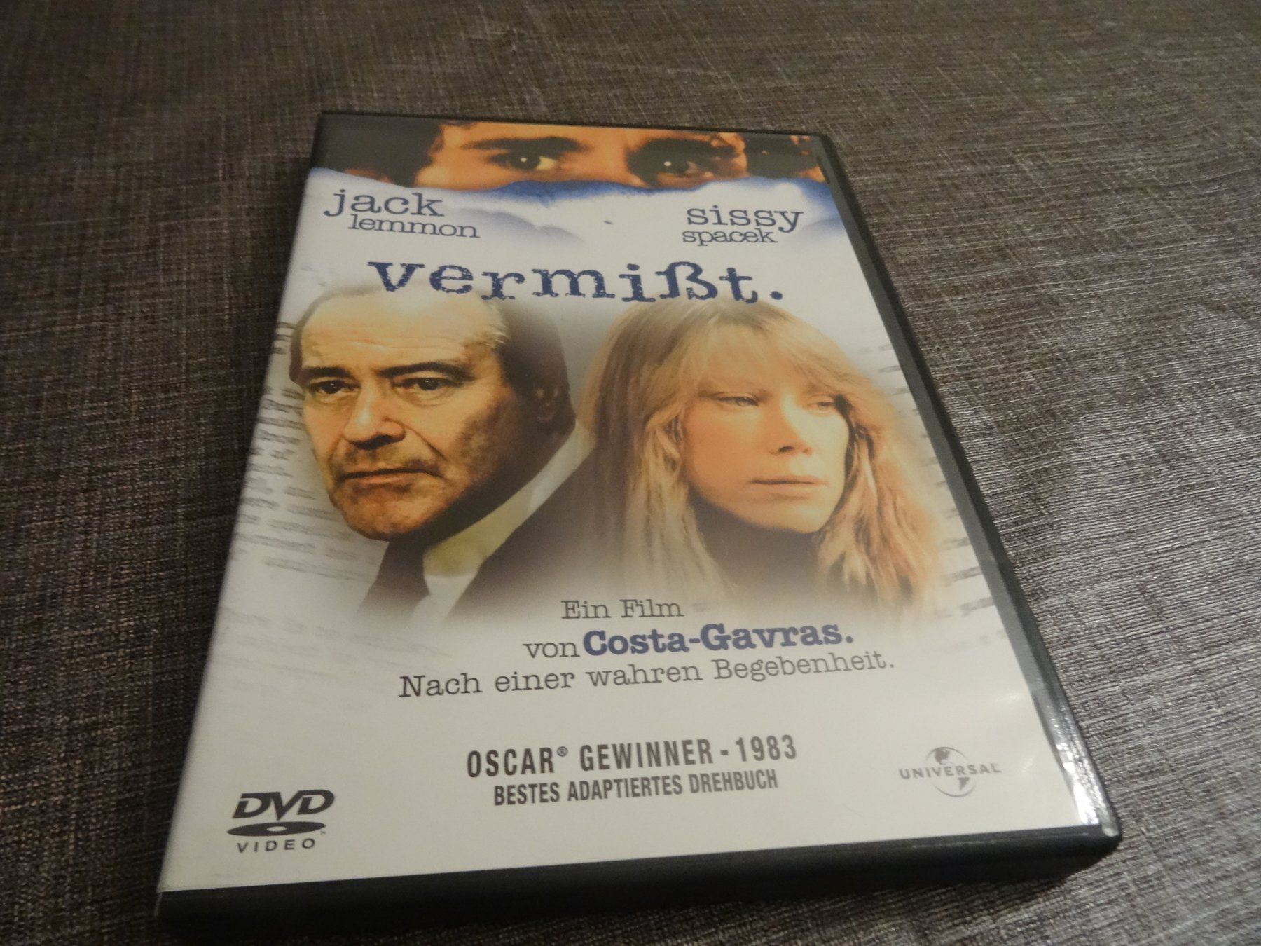 Alle DVDs: DVD Vermisst Jack Lemmon Sissy Spacek – Gebraucht aus Olten von Disc-Verkauf