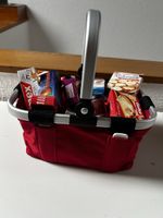 Reisenthel Einkaufskorb rot mit Spielzeug Lebensmitteln
