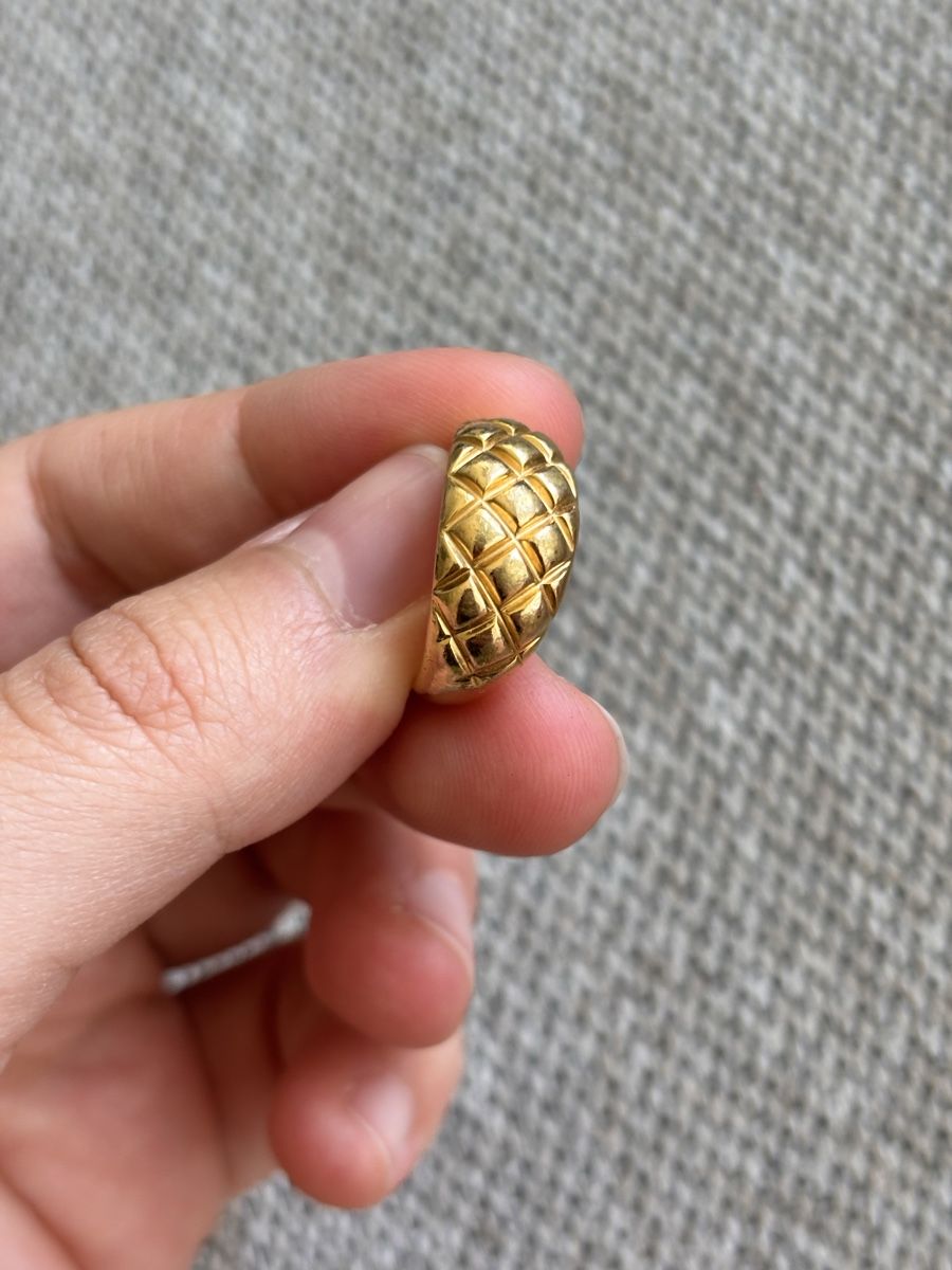 Anelli: Gold-plated vintage ring – Usato da Meyrin venduto da jess.etal 2