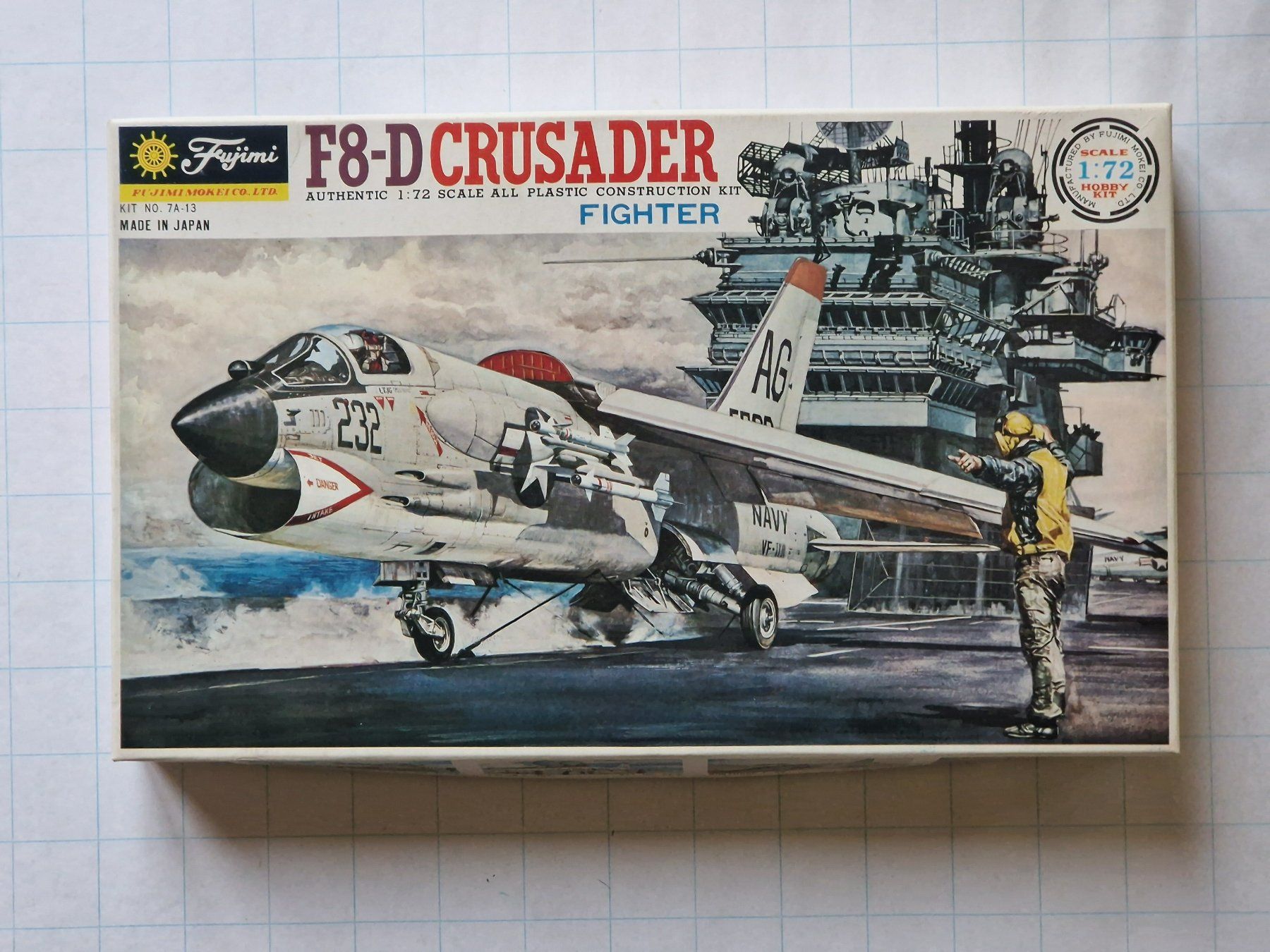 Kit di modellismo & Modellini statici: Fujimi 1/70 F8-D Crusader – Usato da Liestal venduto da duese56