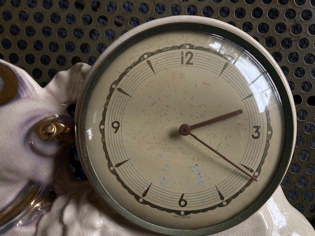 Orologi da terra & Orologi da parete: Pendule céramique, années 50 - garnitute de cheminée – Usato da Onex venduto da gga_5vcf 3